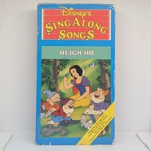 Disney's Sing Along Songs Heigh-Ho (1987) VHS cassette movie